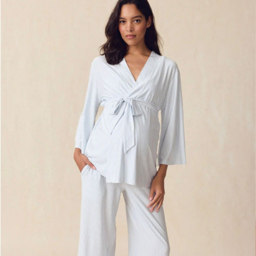 LAKE | Women | DreamModal® Pajamas | Fog Maternity Kimono Bundle