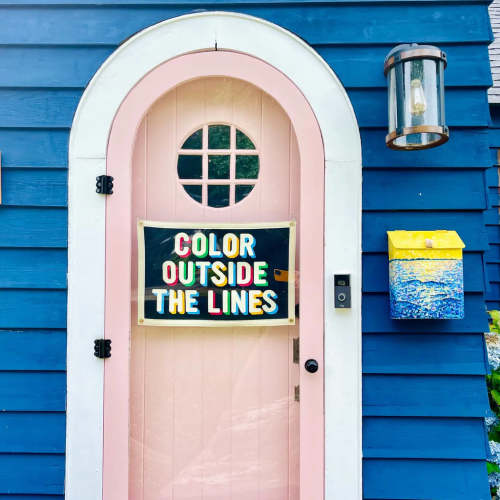 Color Outside the Lines Camp Flag by Oxford Pennant – Mochi Kids