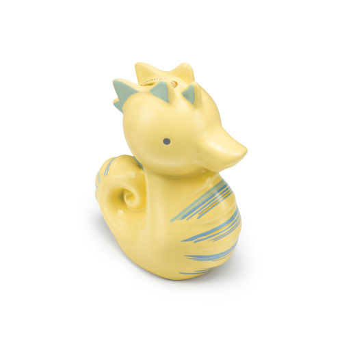Tiny Tiffany Seahorse Bank in Earthenware