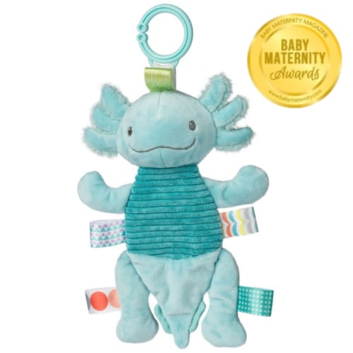 Taggies Fizzy Axolotl Crinkie - 9" - Mary Meyer Stuffed Toys