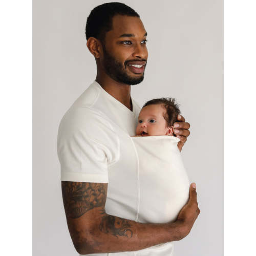 Lalabu Dad Shirt | Original Babywearing T-Shirt with Kangaroo Pouch | Baby Wrap Carrier for Newborns & Infants | Baby Wrap Carrier for Newborns | Essential for new Dads