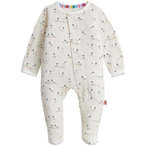 Magnetic Me Girls Modal Magnetic Baby Footie Pajamas
