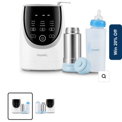 Swirlable Bottle Warmer & Portable Travel Bottle Warmer Set