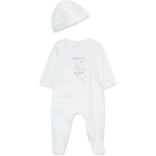 Little Me Footie Pajamas Cotton Baby Sleepwear Boys and Girls Footed Sleeper
