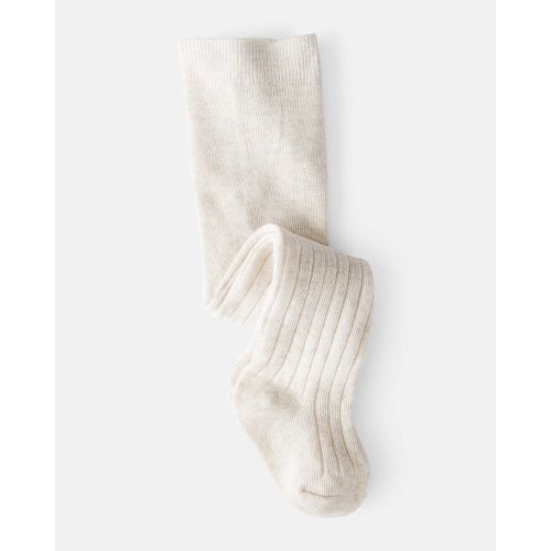 Baby Girl Rib Tights - Cream - Carter's | Carter's