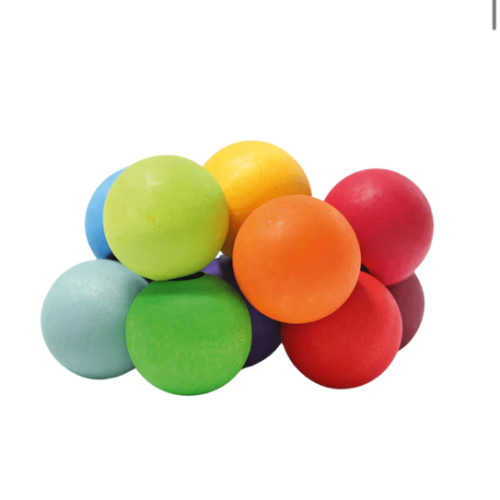 Wooden Rainbow Beads Grasper - Baby Clutching Toy