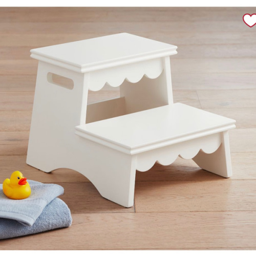 Scallop Double Step Stool | Pottery Barn Kids