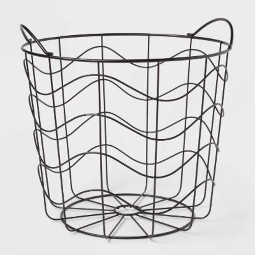 Large Kids' Wave Wire Storage Black - Pillowfort™