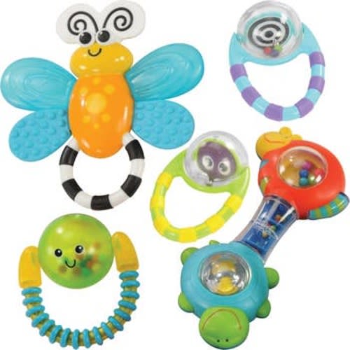 Grasp & Explore Rattle Set - Set of 5