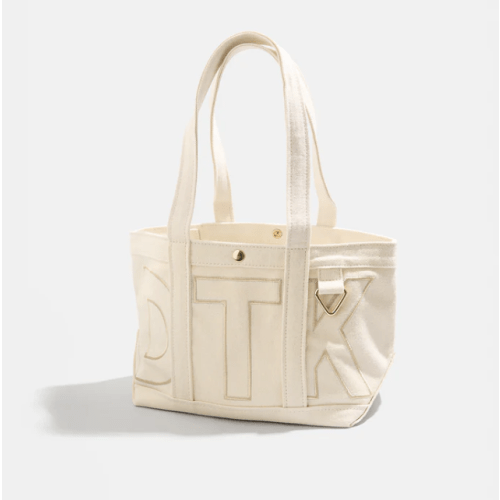 Custom Alpha Tote - Natural Sand with Desert Tan text