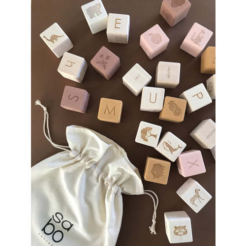 Sabo Concept Alphabet Wooden Blocks - Rose– Odin Parker