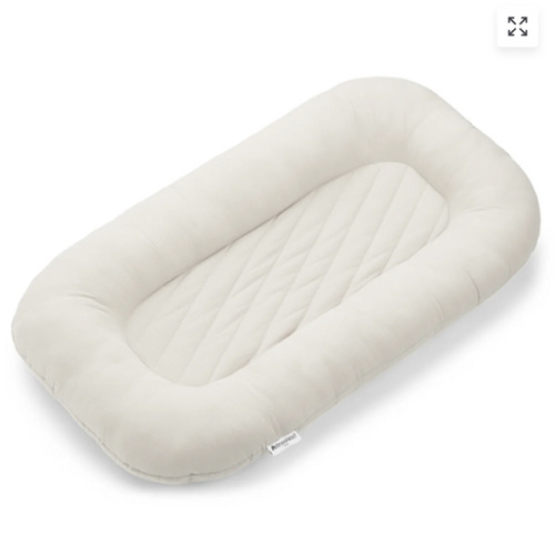 Ultra-Soft Striped Infant Lounger Bed