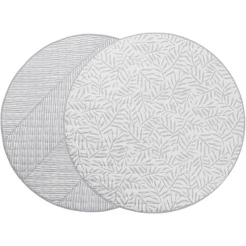 Toddlekind Organic Cotton Reversible Play Mat – (Gray)