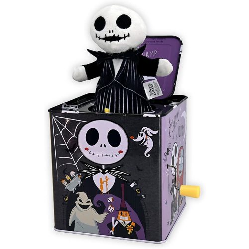 Kids Preferred Disney Baby The Nightmare Before Christmas Jack Skellington Classic Jack-in-The-Box Musical Toys for Babies and Toddlers