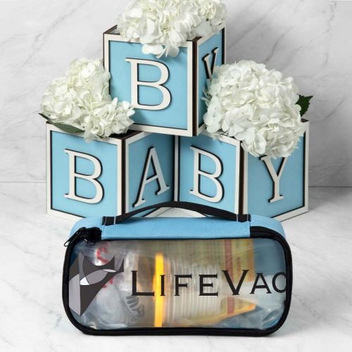 LifeVac Home & Blue Travel Kit Combo - Portable Suction Rescue Device, First Aid Kit for Kids and Adults, Airway Suction for Children and Adults