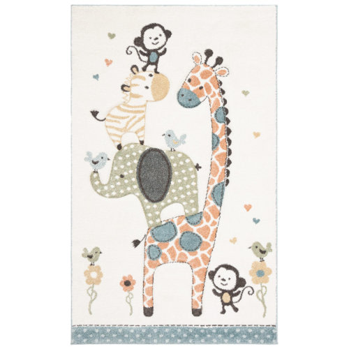 Viv + Rae™ Burgan Kids Ivory Area Rug & Reviews | Wayfair
