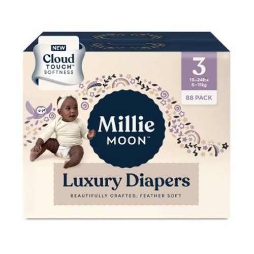 Millie Moon Luxury Diapers - (select Size And Count)