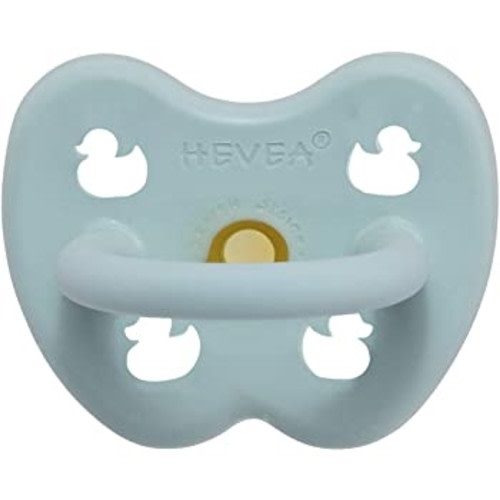 Natural Rubber Pacifier - Ortho, Baby Blue, 0-3M