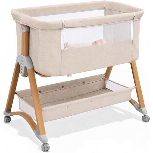Ktaxon 5 in 1 Baby Bassinet Bedside Sleeper, Rocking Bedside Bassinet