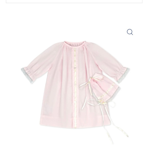 Original Daygown Set - Blessings Pink, Ecru Ribbon