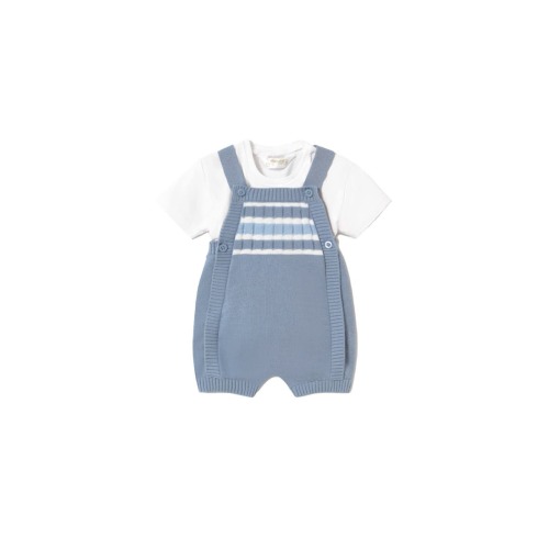 Knitted Romper with Straps
