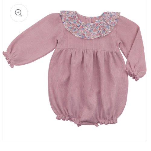 Pink Floral Woven Sweater Bubble – Cecil & Lou