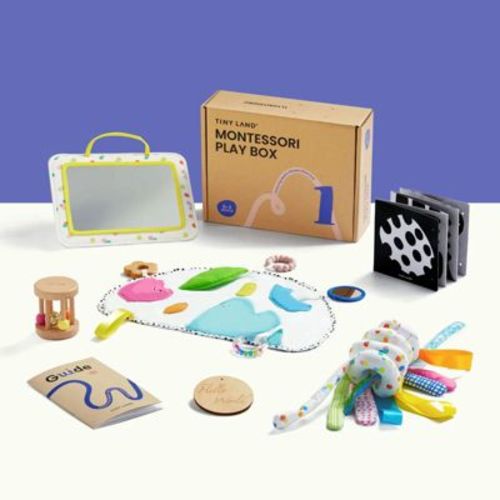 Tiny Land® Montessori Toys Set for Baby & Toddlers, 0–24 Months Montessori Educational Toys - Various Stages