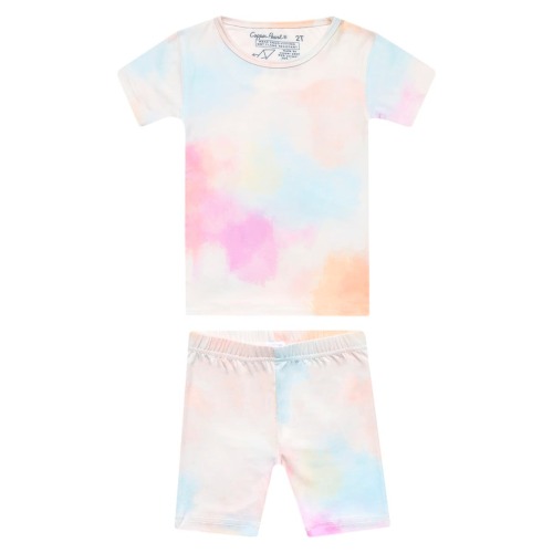 Nova Tie Dye Fitted Two-Piece Short Pajamas, 18M
- Only a few left