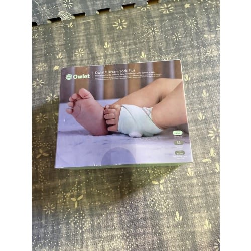 (Never used) Owlet Dream Sock Plus & toddler extension pack