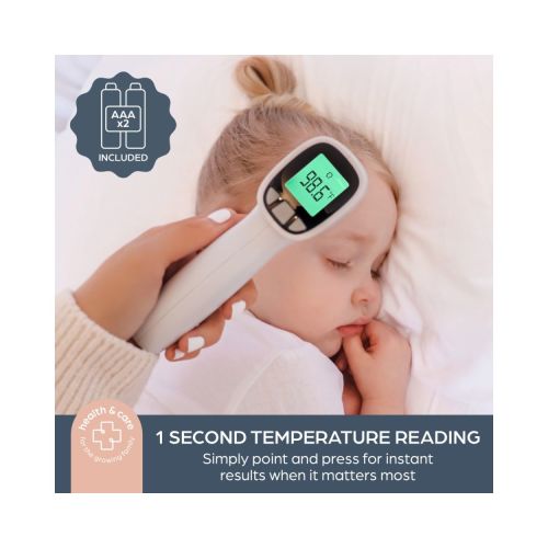Non contact rapid response infrared forehead thermometer