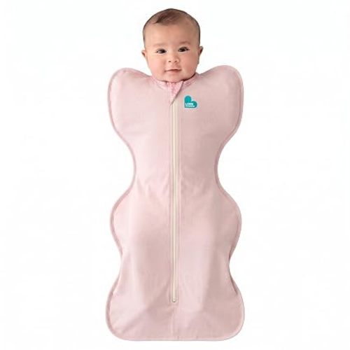 Love to Dream Swaddle, Baby Sleep Sack, Swaddle Up Self-Soothing Swaddles for Newborns, Get Longer Sleeps, Secure Fit Helps Calm Startle Reflex, Lite 0.2 Tog Sleep Sack, 5-8.5 lbs, Blush