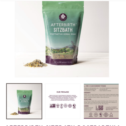 Afterbirth Sitzbath: Herbal Postpartum Bath | WishGarden Herbs