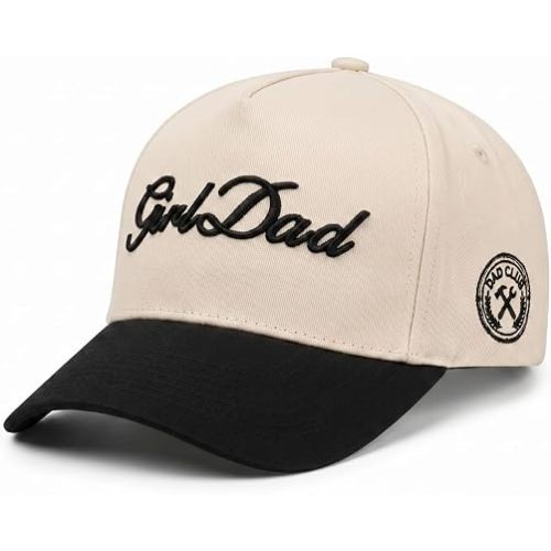 Dad Hats for Men, Vintage Trucker Hats,Premium Embroidered Family Baseball Cap Dads & New Fathers
