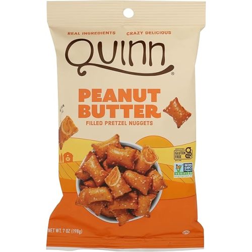 Quinn Snacks Peanut Butter Filled Pretzels, 7 Oz