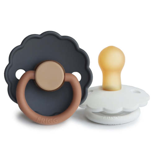 FRIGG Daisy Natural Rubber Baby Pacifier | 2-Pack – Mushie