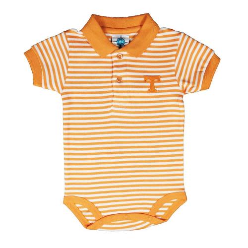 Vols | Tennessee Infant Striped Polo Bodysuit | Alumni Hall