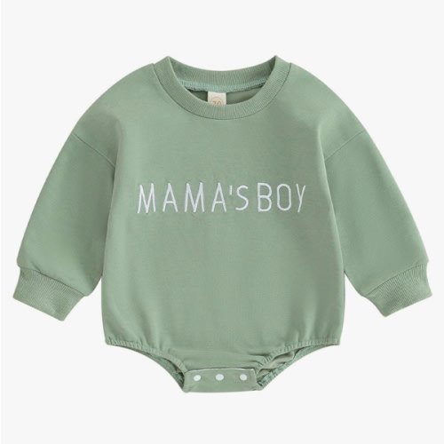 VISGOGO Newborn Infant Baby Boy Girls Oversized Romper Little Dude Sweater Onesie Coming Home Outfit Neutral Clothes