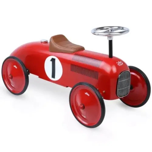 Ride-on retro car red