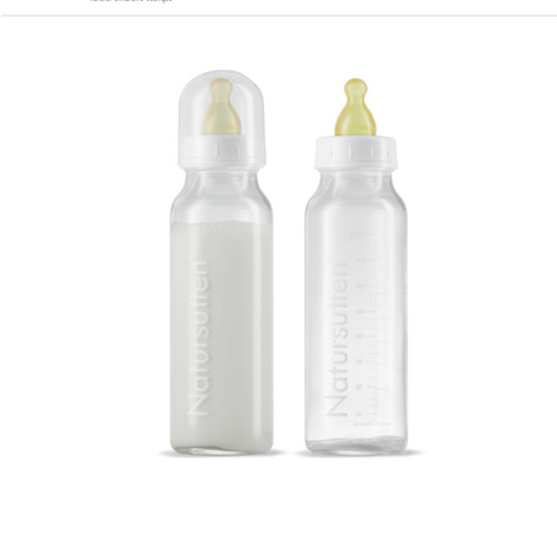 8 oz Natursutten® Glass Baby Baby Bottles - 2 Pack – Sterling & Me