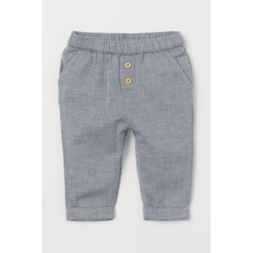 Cotton Pants - Blue/chambray - Kids | H&M US