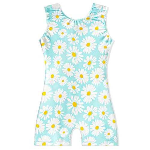 EQSJIU Leotards for Girls Gymnastics Sleeveless Sparkly Toddler Tumbling Outfits Dance Clothes Biketards for Kids 1-10 Years