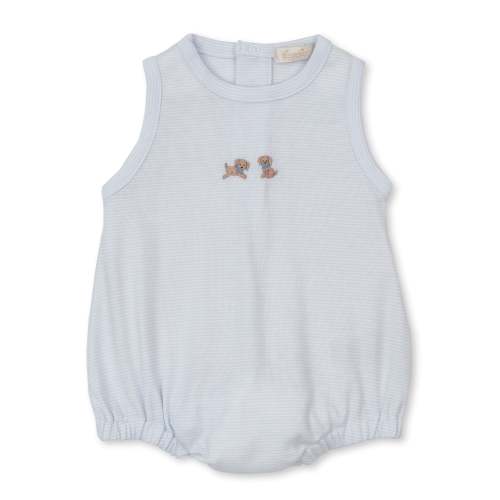 Premier Puppy Play Blue Hand Emb. Stripe Bubble