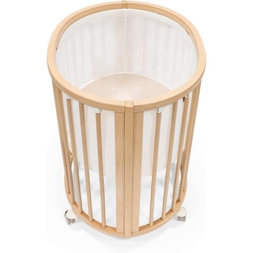 Stokke Sleepi Mini Mesh Liner V3, White - Compatible with Sleepi Mini V3 - Breathable 3D Mesh for Safe Sleep - Machine Washable