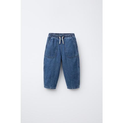 BAGGY DENIM PANTS - Blue | ZARA United States