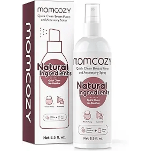 Momcozy Electric Breast Pump Cleaning Spray, Milk Fat Removal, 8.5 Fl Oz