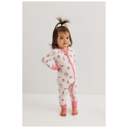 Baseball Zipper Romper