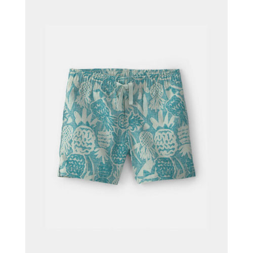 Toddler Boy Pineapple Linen Shorts - Blue - OshKosh B'gosh | Carter's