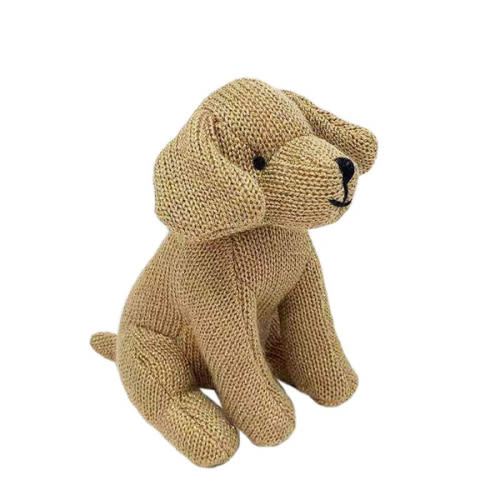 Bentley Puppy Knit Rattle