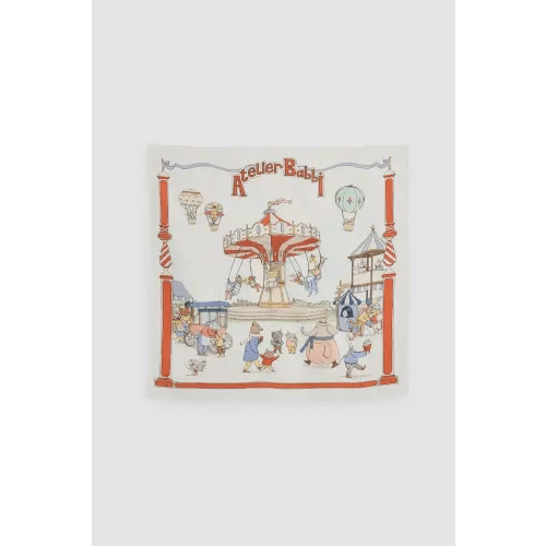 Baby Muslin Swaddle | Funfair Collection | Double-Layer Baby Blanket