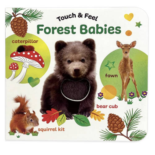 Touch & Feel: Forest Babies - Board Book for Toddlers With Peek-Through Holes